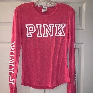 PINK Long sleeve sleep shirt